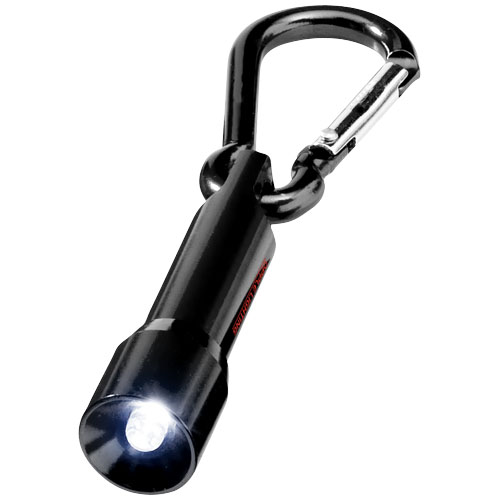 Mini lampe led avec porte-clés et mousqueton lyra - 104182