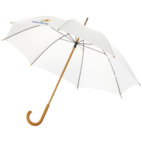 Parapluie 23" avec poignée et mât en bois jova - 109068