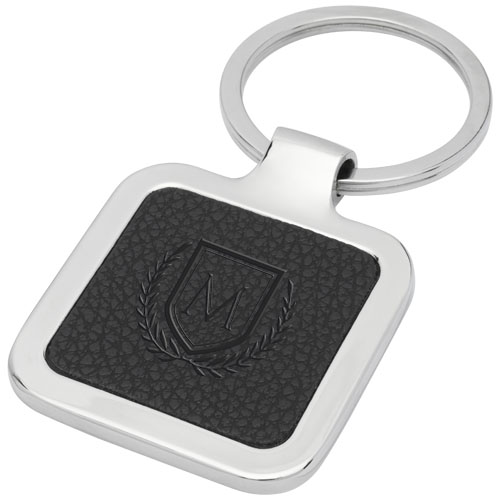 Porte-clés carré piero en pu pour gravure laser - 118128