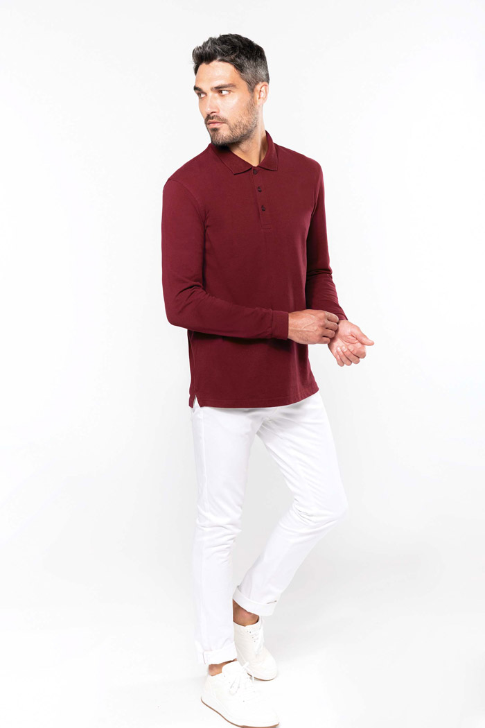 Polo manches longues homme - K243