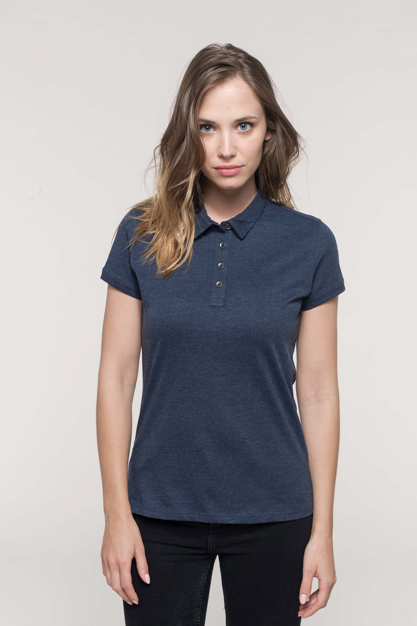 Polo jersey manches courtes femme - K263