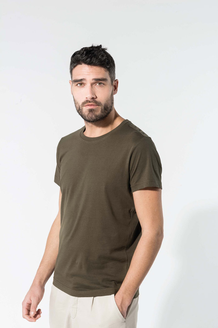 T-shirt coton bio col rond homme - K371