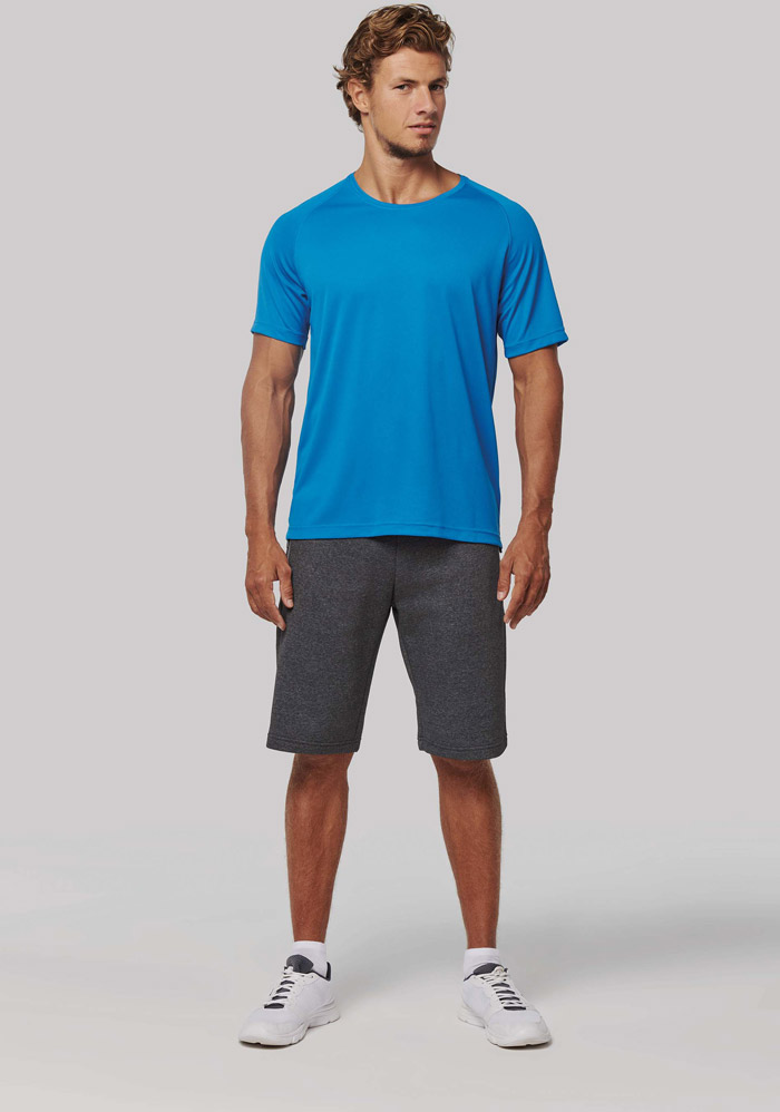 T-shirt de sport à col rond recyclé homme - PA4012